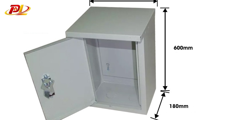 Vỏ tủ điện ngoài trời 400x600 thiết kế dùng cho công ty may mặc