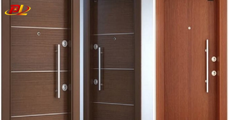 Cửa nhựa lõi thép chống cháy an toàn cho biệt thự một tầng
