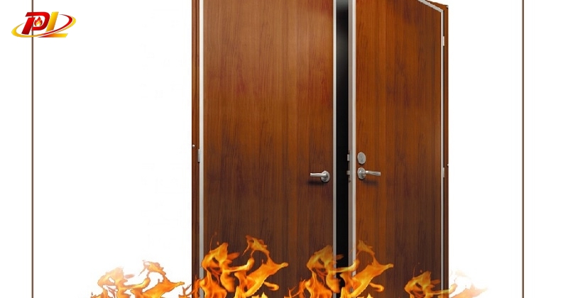Cửa lõi thép vân gỗ cho hệ thống cửa nhà cao ốc