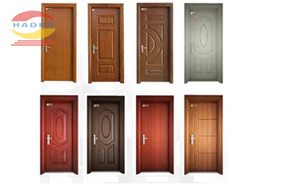 Cửa sắt vân gỗ an toàn, bền đẹp cho công trình xây dựng