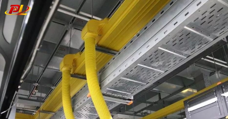Thang máng cáp sơn tĩnh điện kích thước tiêu chuẩn bao nhiêu