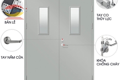 Cửa chống cháy 2 cánh có những ưu điểm gì? Xem ngay!