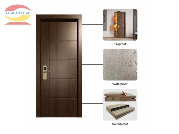 Cửa gỗ chống cháy EI 45 phút