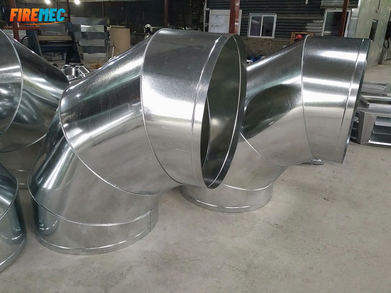 Cút 90 độ ống gió tròn