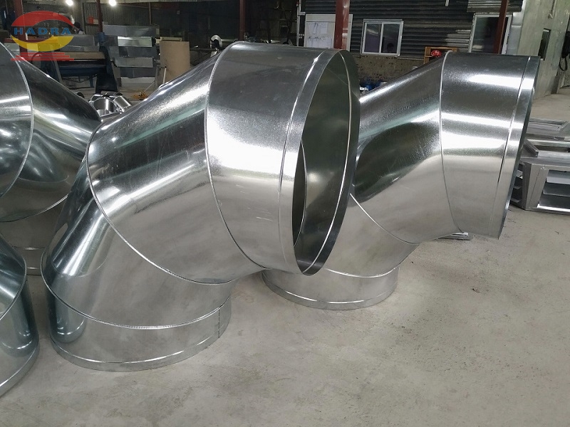 Cút 90 độ ống gió tròn