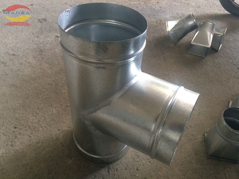 Ngã ba ống gió tròn giá tốt