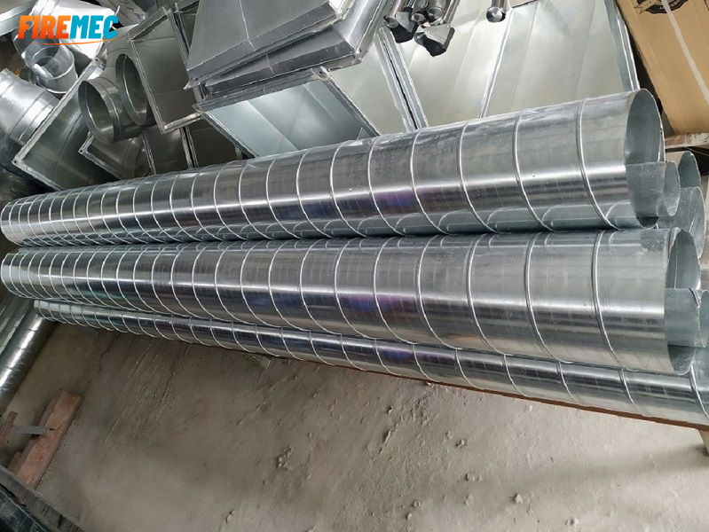 Ống gió tròn mặt bích