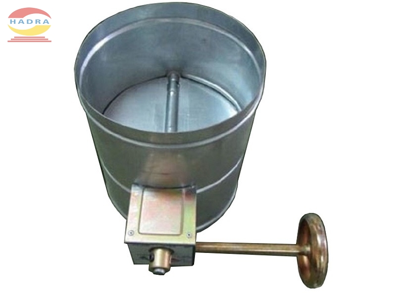 Van gió tròn tay trục vít