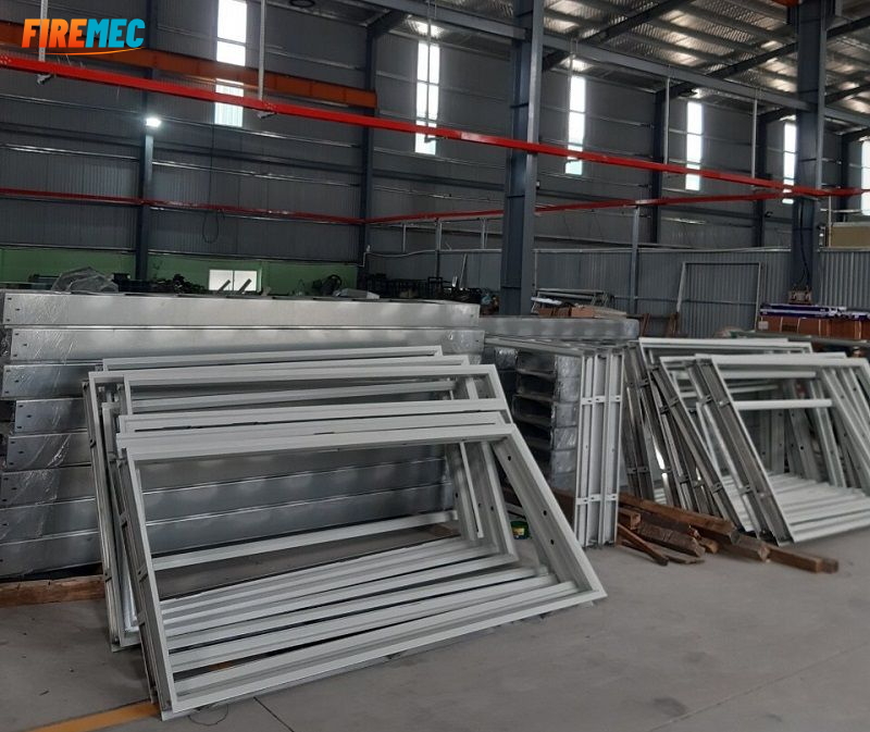 Cửa thép chống cháy vân gỗ đẹp