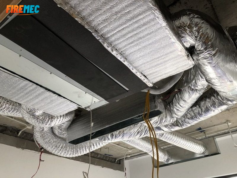 Ống gió mềm có bảo ôn d200 - Các vị trí lắp đặt linh hoạt