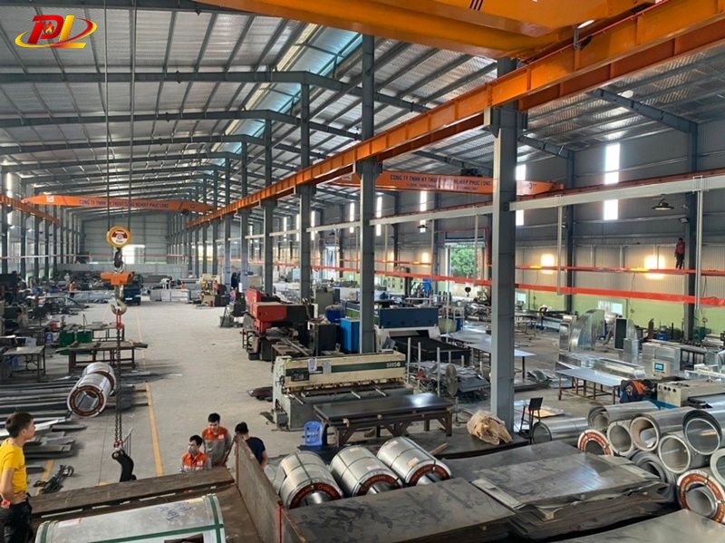 Nhà máy sản xuất cửa cuốn chống cháy 2 lớp chất lượng cao, Phúc Long Hadra