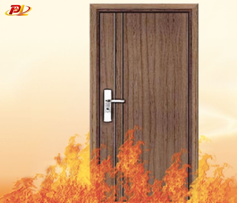 Cửa nhựa lõi thép giả gỗ 1