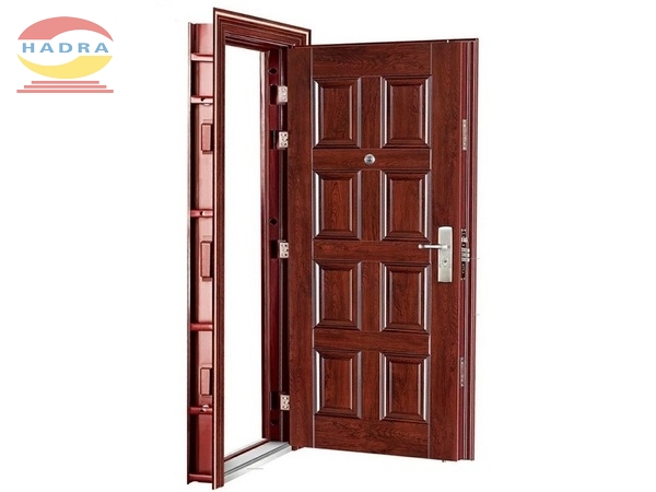 Cửa thép vân gỗ chung cư giá tốt