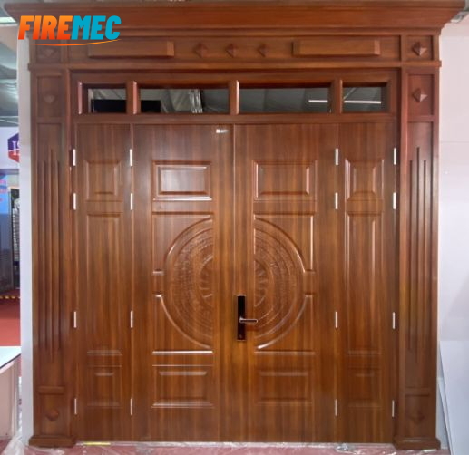 Ưu nhược điểm cửa nhựa lõi thép vân gỗ và cửa thép vân gỗ