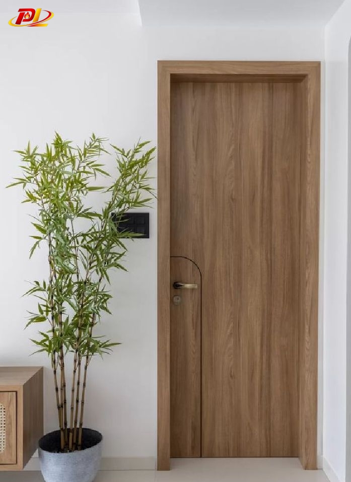 Cửa chống cháy 2 cánh vân gỗ Óc Chó