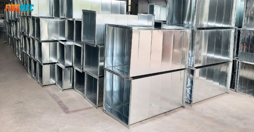 Ống gió tôn tráng kẽm kháng ăn mòn hiệu quả