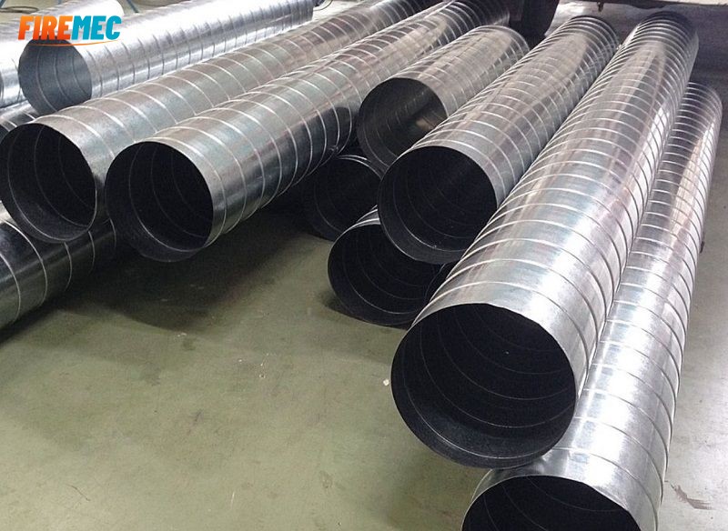 Lưu ý khi thi công lắp đặt ống khí tròn xoắn ốc