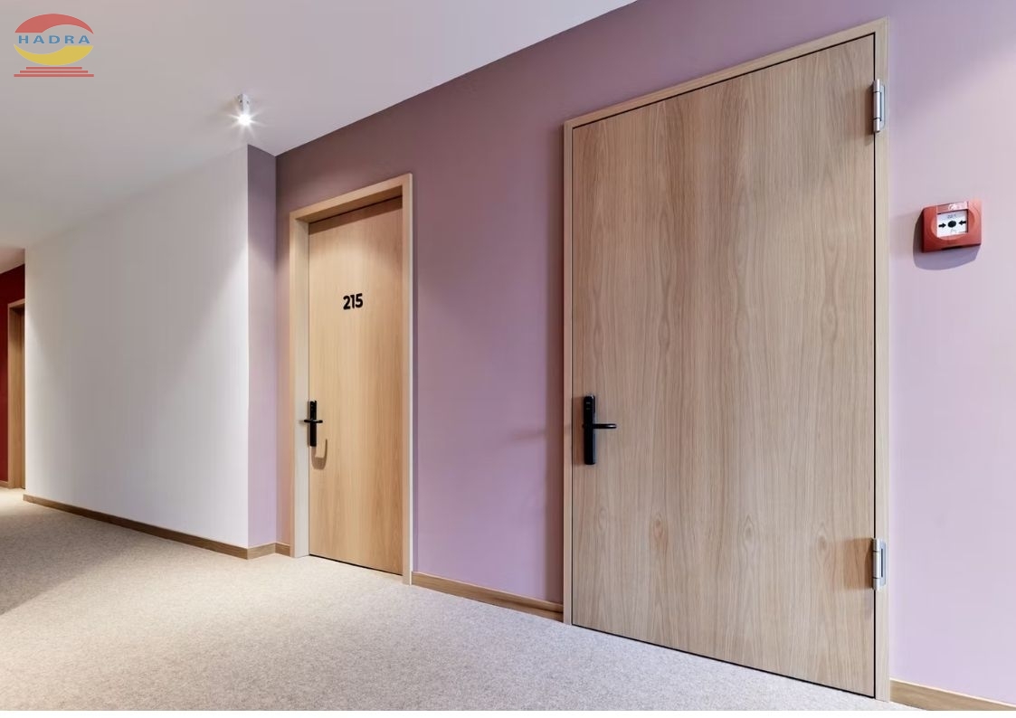 Cửa Gỗ Chống Cháy EI 15 Phút | Chịu Nhiệt Cao, An Toàn PCCC