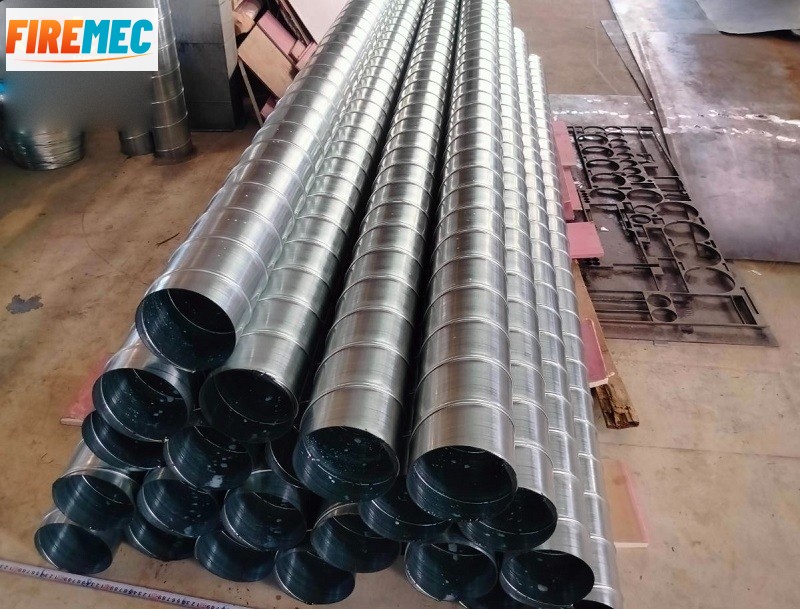 Thử kín ống gió tròn xoắn Inox bằng phương pháp trực tiếp