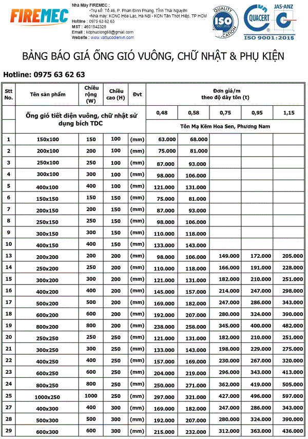 Báo giá ống gió Vuông - bao-gia-ong-gio-vuong-01