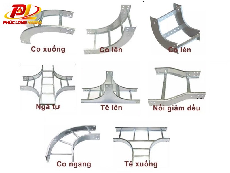 Các loại phụ kiện thang máng cáp