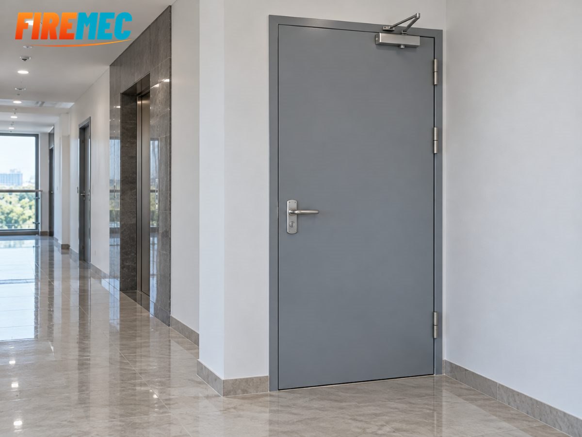 Cửa chống cháy EI60 - lắp tại hành lang tòa nhà